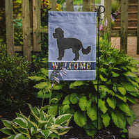 Black Maltipoo Welcome Flag Garden Size CK3761GF