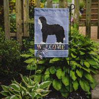 Black Sheepadoodle Welcome Flag Garden Size CK3774GF