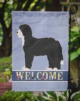 Black Sheepadoodle Welcome Flag Garden Size CK3774GF