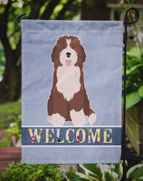 Bernedoodle #2 Welcome Flag Garden Size CK3792GF