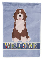 Bernedoodle #2 Welcome Flag Garden Size CK3792GF