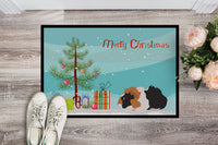 Abyssinian Guinea Pig Merry Christmas Indoor or Outdoor Mat 18x27 CK4438MAT