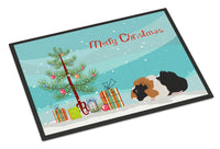 Abyssinian Guinea Pig Merry Christmas Indoor or Outdoor Mat 18x27 CK4438MAT