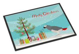 African Grey Parrot Merry Christmas Indoor or Outdoor Mat 24x36 CK4495JMAT