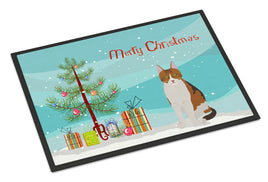 Aegean Cat Merry Christmas Indoor or Outdoor Mat 18x27 CK4740MAT