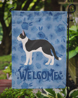 Bicolour Aegean Cat Welcome Flag Garden Size CK4815GF