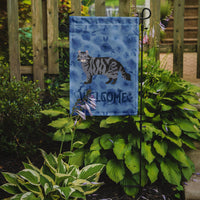 American Curl #1 Cat Welcome Flag Garden Size CK4818GF