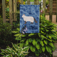 American Curl #2 Cat Welcome Flag Garden Size CK4819GF