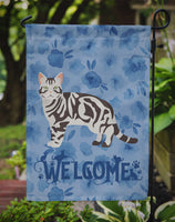 American Shorthair #1 Cat Welcome Flag Garden Size CK4820GF