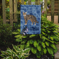 American Wirehair #1 Cat Welcome Flag Garden Size CK4822GF