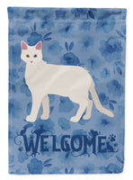 Aphrodite Giant #1 Cat Welcome Flag Canvas House Size CK4824CHF