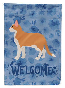 Aphrodite Giant #2 Cat Welcome Flag Canvas House Size CK4825CHF