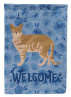 Australian Mist #1 Cat Welcome Flag Canvas House Size CK4828CHF