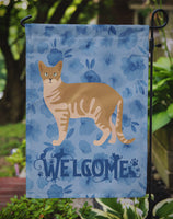 Australian Mist #1 Cat Welcome Flag Garden Size CK4828GF