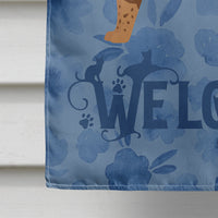 Bengal #2 Cat Welcome Flag Canvas House Size CK4835CHF