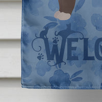 Birman Cat Welcome Flag Canvas House Size CK4836CHF