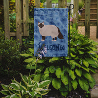 Birman Cat Welcome Flag Garden Size CK4836GF