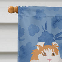 American Curl Cat Welcome Flag Canvas House Size CK5007CHF