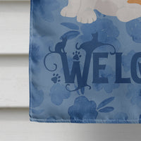 American Curl Cat Welcome Flag Canvas House Size CK5007CHF