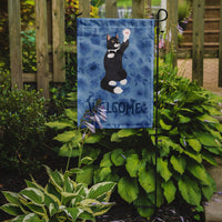 American Polydactyl Cat Welcome Flag Garden Size CK5008GF