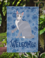 American Polydactyl #2 Cat Welcome Flag Garden Size CK5009GF