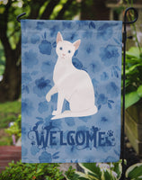 Arabian Mau Cat Welcome Flag Garden Size CK5011GF