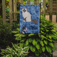 Birman Cat Welcome Flag Garden Size CK5014GF