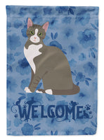 Brazilian Shorthair Cat Welcome Flag Garden Size CK5015GF