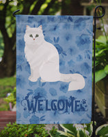 Chinchilla Persian Longhair Cat Welcome Flag Garden Size CK5024GF