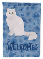 Chinchilla Persian Longhair Cat Welcome Flag Garden Size CK5024GF