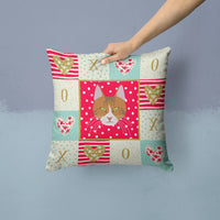 Aegean Cat Love Fabric Decorative Pillow CK5078PW1414