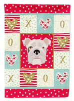 English Bulldog Flag Canvas House Size CK5197CHF