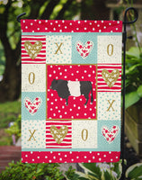 Belted Galloway Cow Love Flag Garden Size CK5258GF