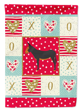 Catalan Donkey Love Flag Canvas House Size CK5282CHF