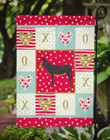 Catalan Donkey Love Flag Garden Size CK5282GF