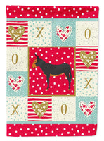 Catalan Donkey Love Flag Garden Size CK5282GF