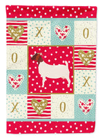 Boer Goat Love Flag Canvas House Size CK5313CHF