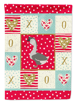 African Goose Love Flag Garden Size CK5326GF