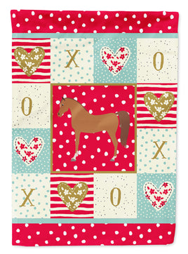 Arabian Horse Love Flag Garden Size CK5338GF