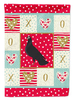 Budapest Highflyer Pigeon Love Flag Canvas House Size CK5374CHF