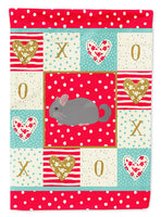 Agouti Chinchilla Love Flag Canvas House Size CK5418CHF