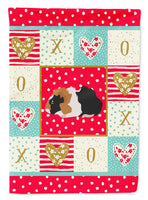 Abyssinian Guinea Pig Love Flag Garden Size CK5426GF