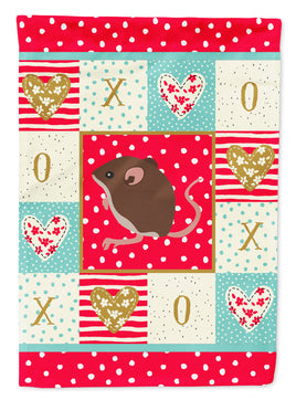 Baby Mouse Love Flag Canvas House Size CK5448CHF