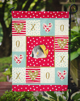 Butterfly Fish Love Flag Garden Size CK5466GF