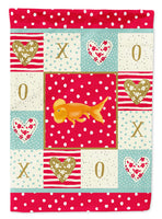 Bubble Eyed Goldfish Love Flag Canvas House Size CK5470CHF