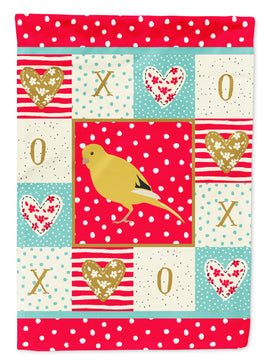 Border Canary Love Flag Canvas House Size CK5501CHF