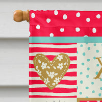 Bunting Love Flag Canvas House Size CK5510CHF