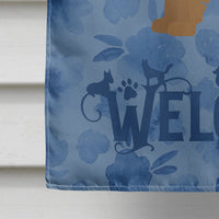 Affenpinscher #1 Welcome Flag Canvas House Size CK5962CHF