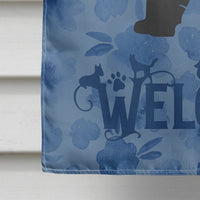 Affenpinscher #2 Welcome Flag Canvas House Size CK5963CHF