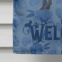 Argentine Pila Dog Welcome Flag Canvas House Size CK5965CHF